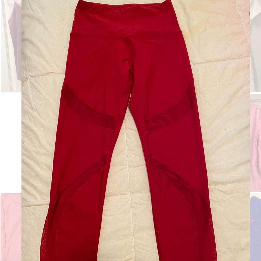90 Degree Red Leggings